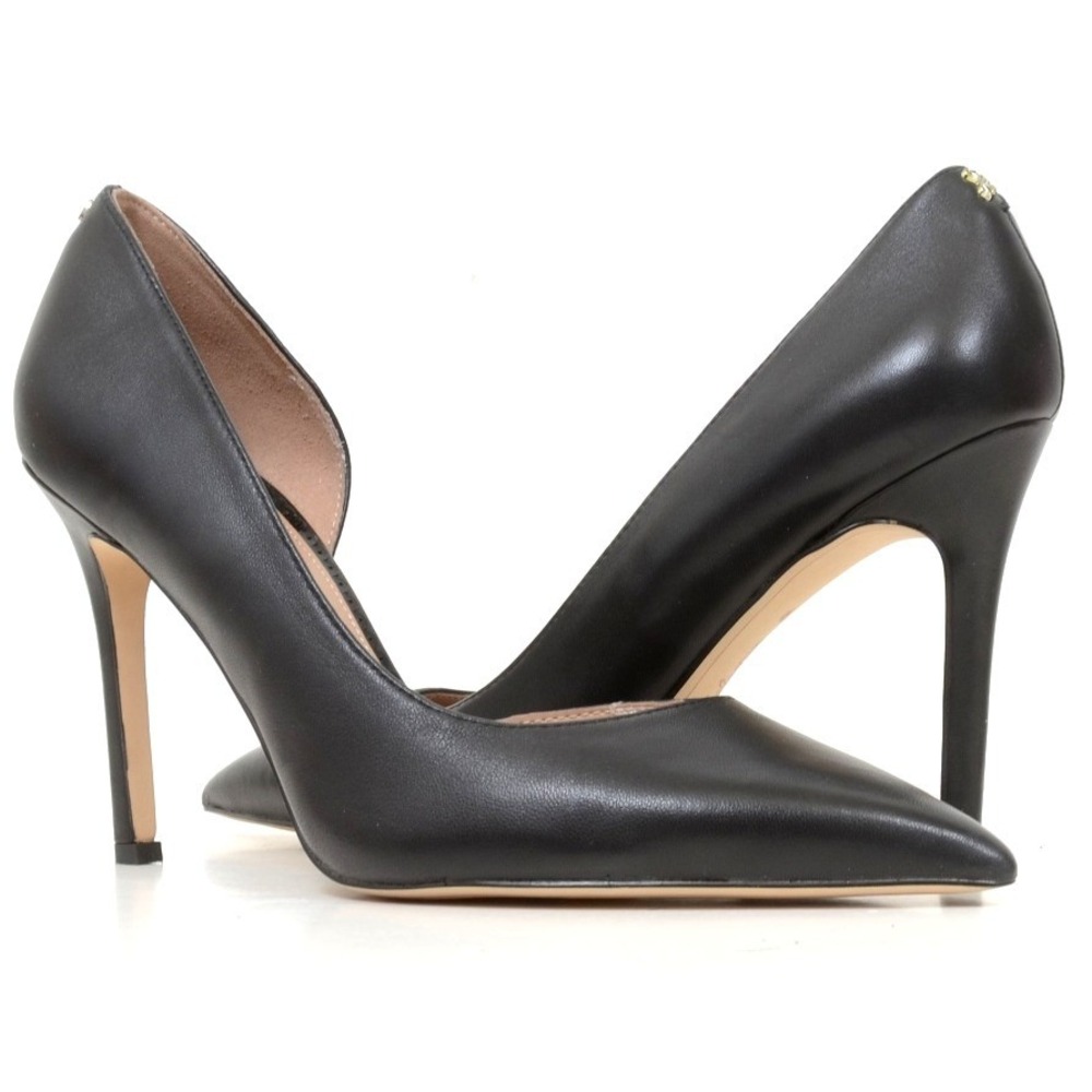 Sam Edelman Signature Collection Hollin Women 10 DOrsay Leather Pointed Toe Pump